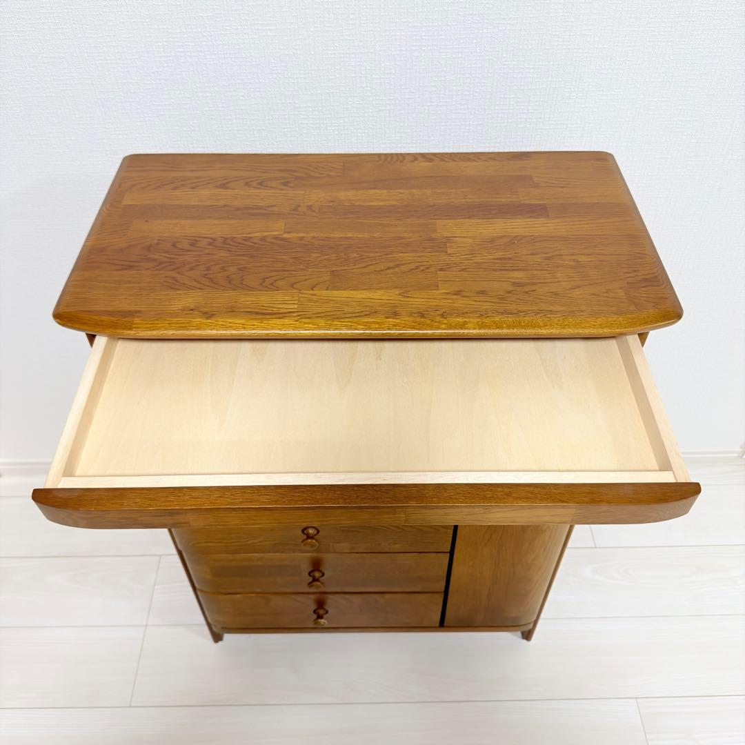 マルニ木工 ビンテージ キャビネット 90年代 地中海シリーズ ダークナチュラル