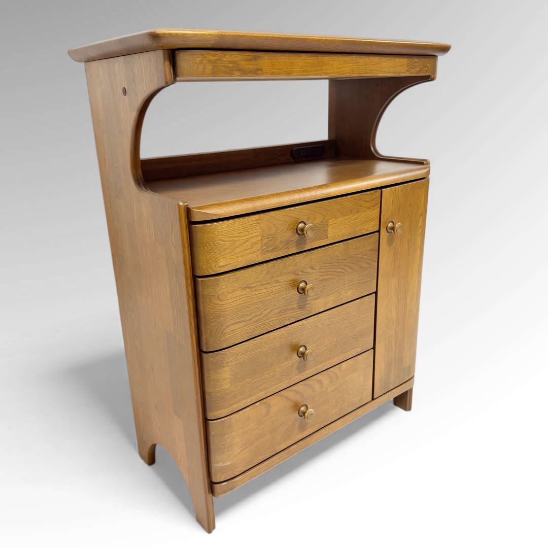 マルニ木工 ビンテージ キャビネット 90年代 地中海シリーズ ダークナチュラル