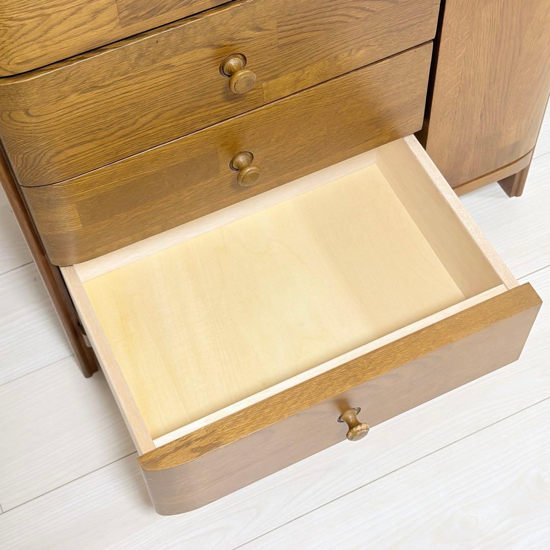 マルニ木工 ビンテージ キャビネット 90年代 地中海シリーズ ダークナチュラル