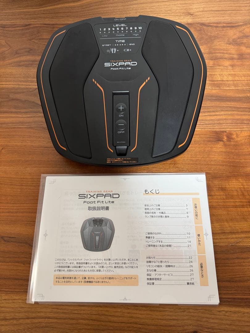 SIXPAD Foot Fit Lite フットマッサージャー ブラック