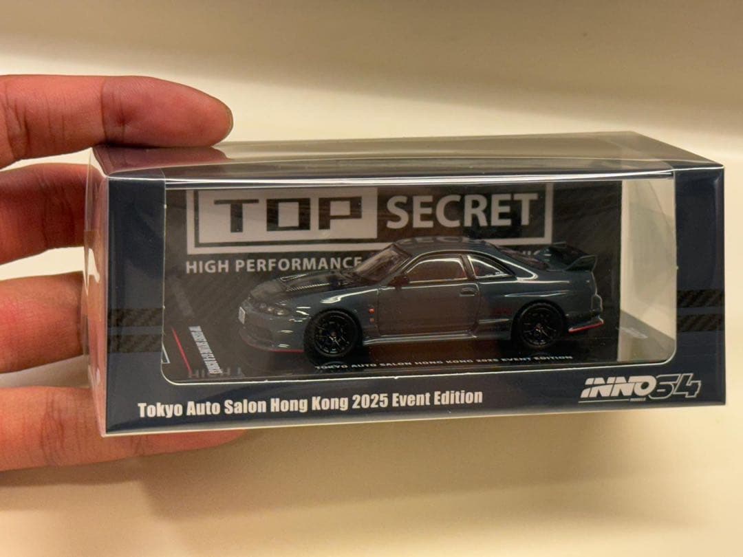 Inno64 1/64 TOP SECRET R33 GT-R 香港限定 3台