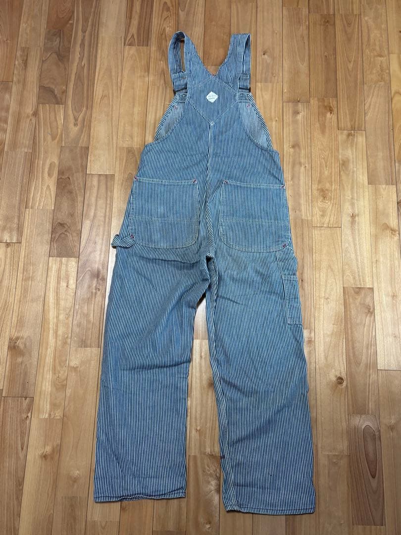 ヴィン 70s ビンテージBIG MAC ヒッコリーオーバーオール