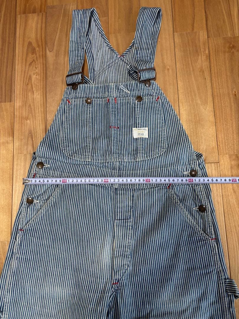 ヴィン 70s ビンテージBIG MAC ヒッコリーオーバーオール