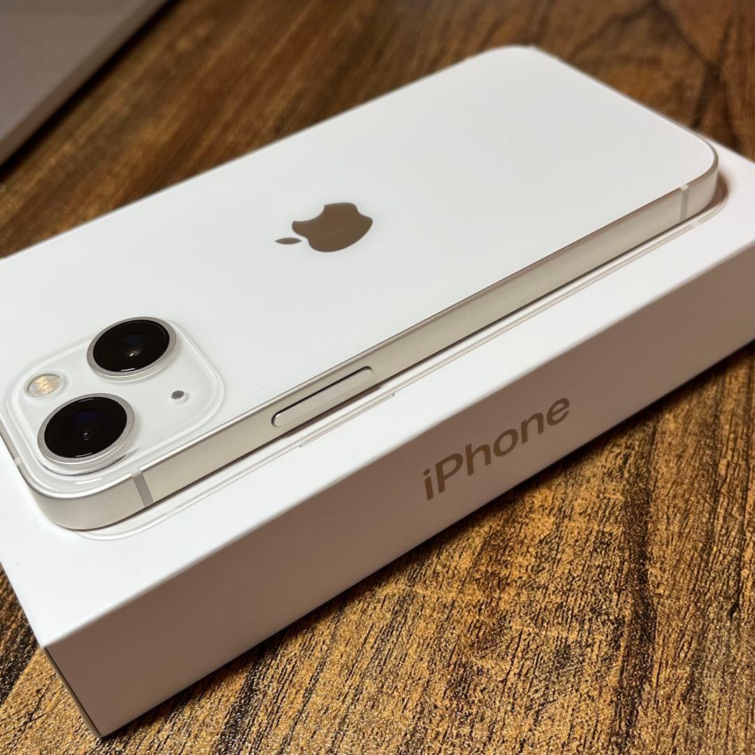 美品 Iphone13mini 128gb スターライト バッテリー100％