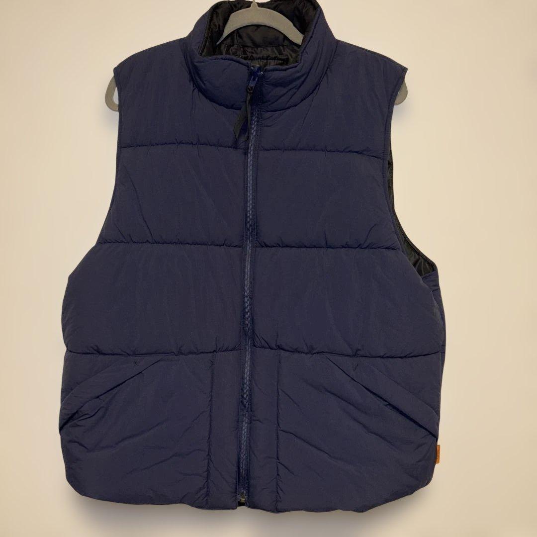 SEESEE リバーシブル　ダウンベスト 【BLACK/NAVY】