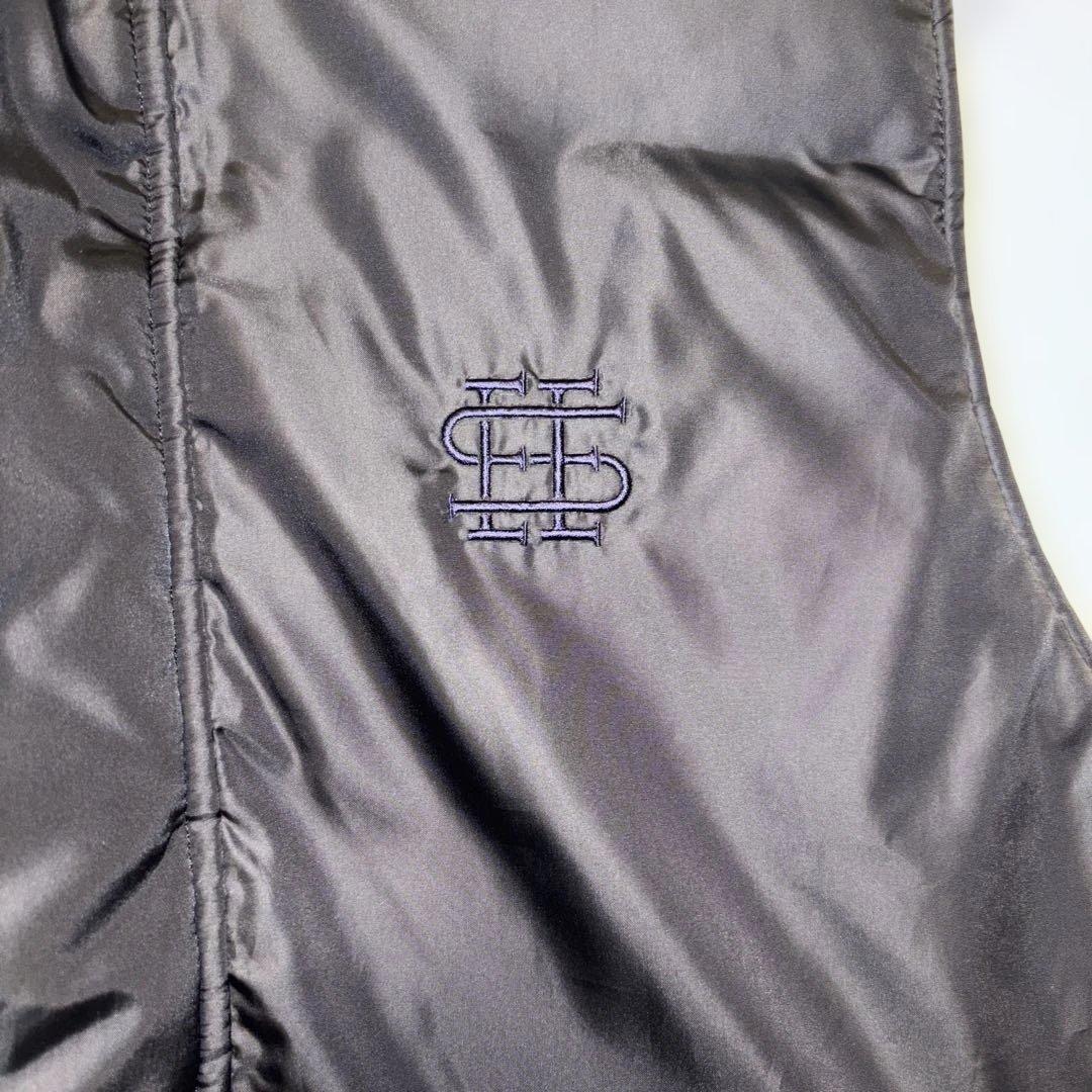 SEESEE リバーシブル　ダウンベスト 【BLACK/NAVY】