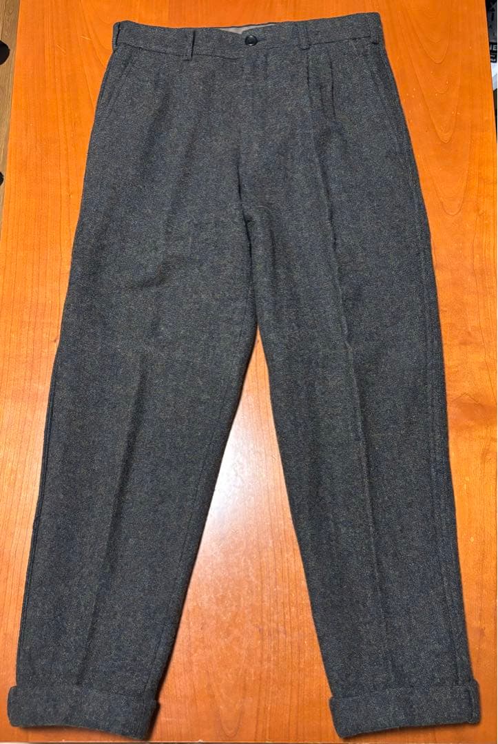 コムデギャルソンオムプリュス 98AW タック ウール 縮絨 パンツ M
