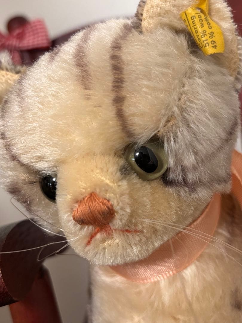 【即購入可】シュタイフ steiff アンティーク 猫 ネコ