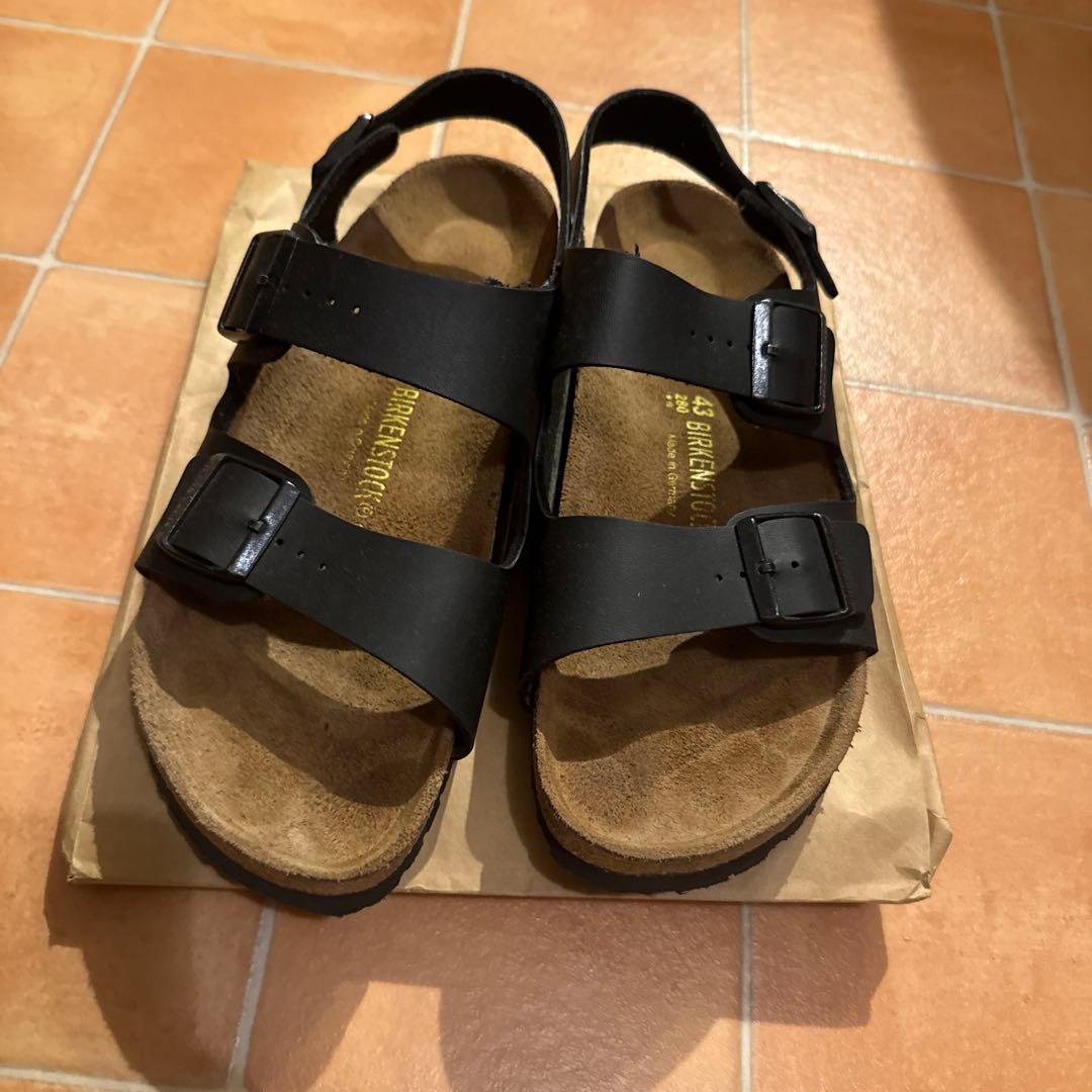 BIRKENSTOCK ビルケン ミラノ サイズ43 ブラック