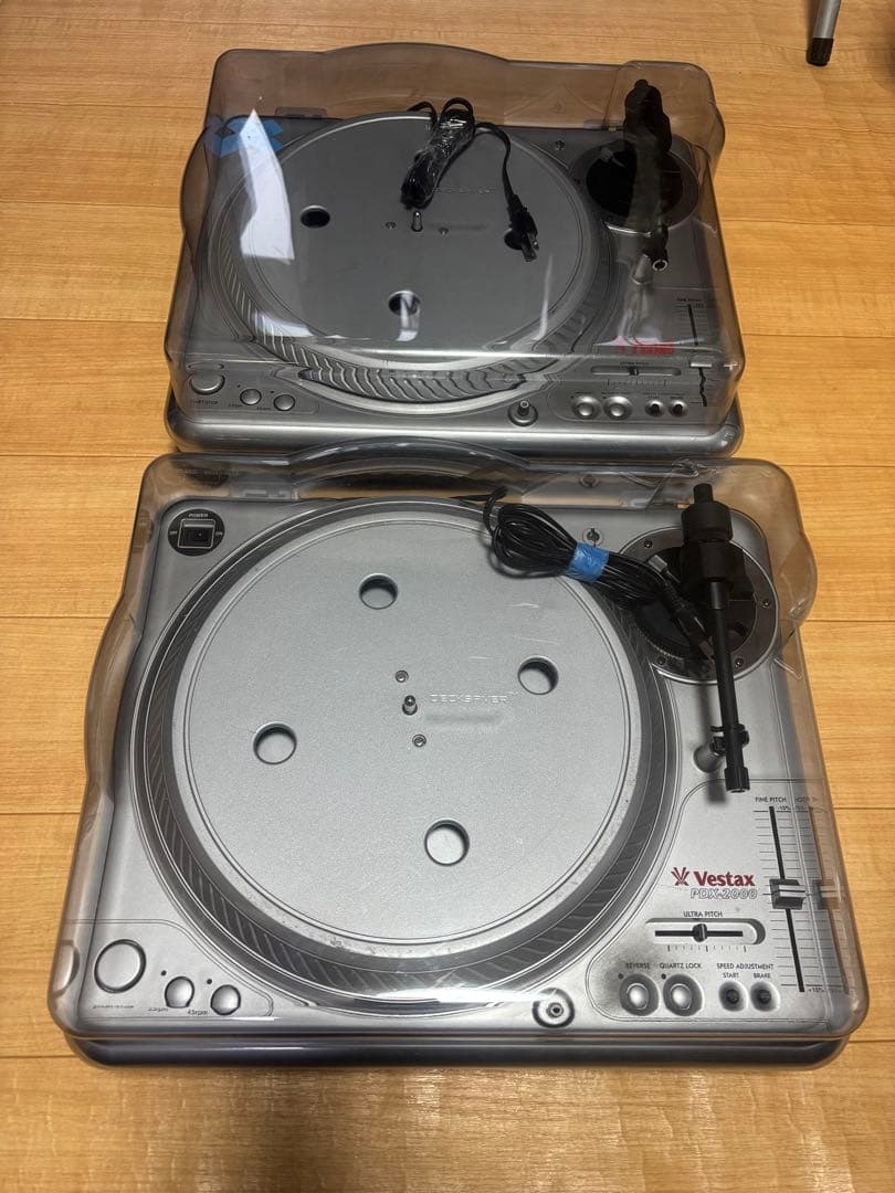 Vestax PDX-2000 1台+ジャンク1台+ダストカバー