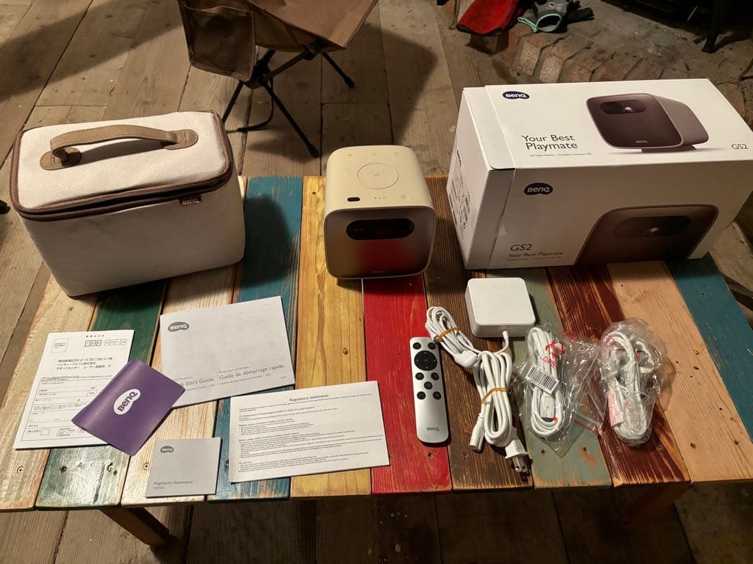 BenQ モバイルプロジェクター　キャンプ