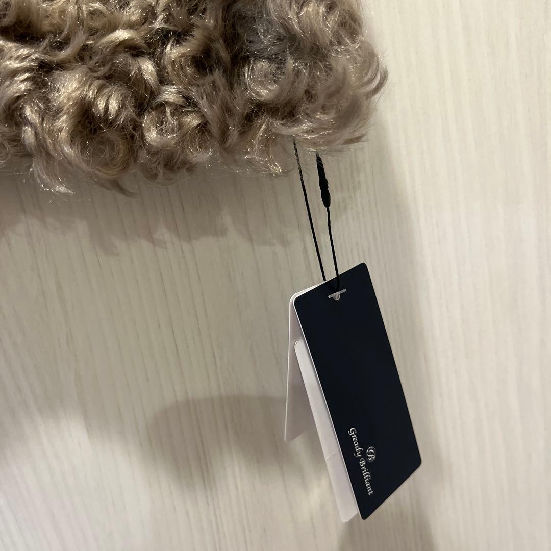 新品未使用　タグ付き　　Gready Brilliant ファーショートベスト