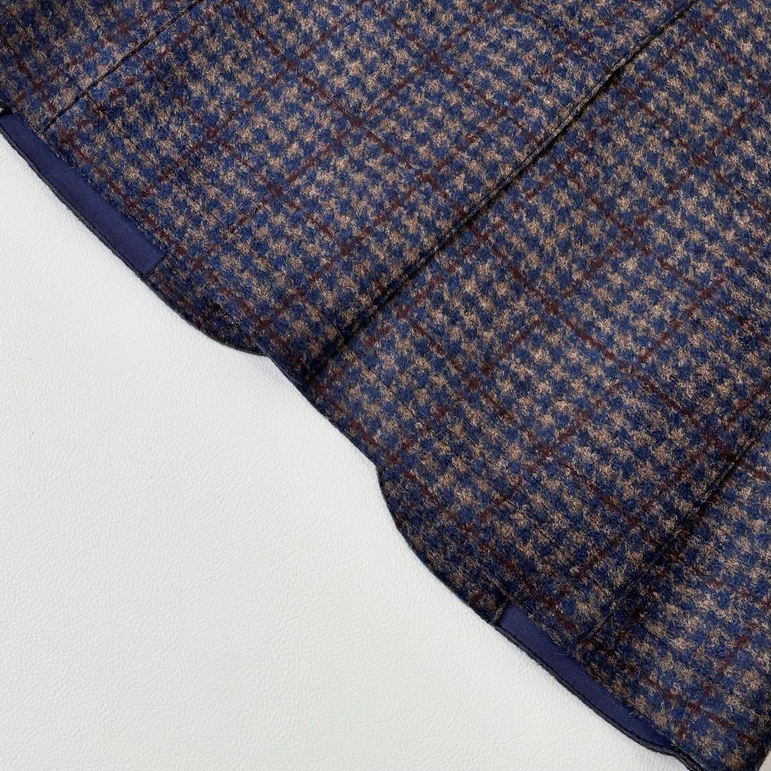 BOB ボブ テーラードジャケット 48 チェック 千鳥格子