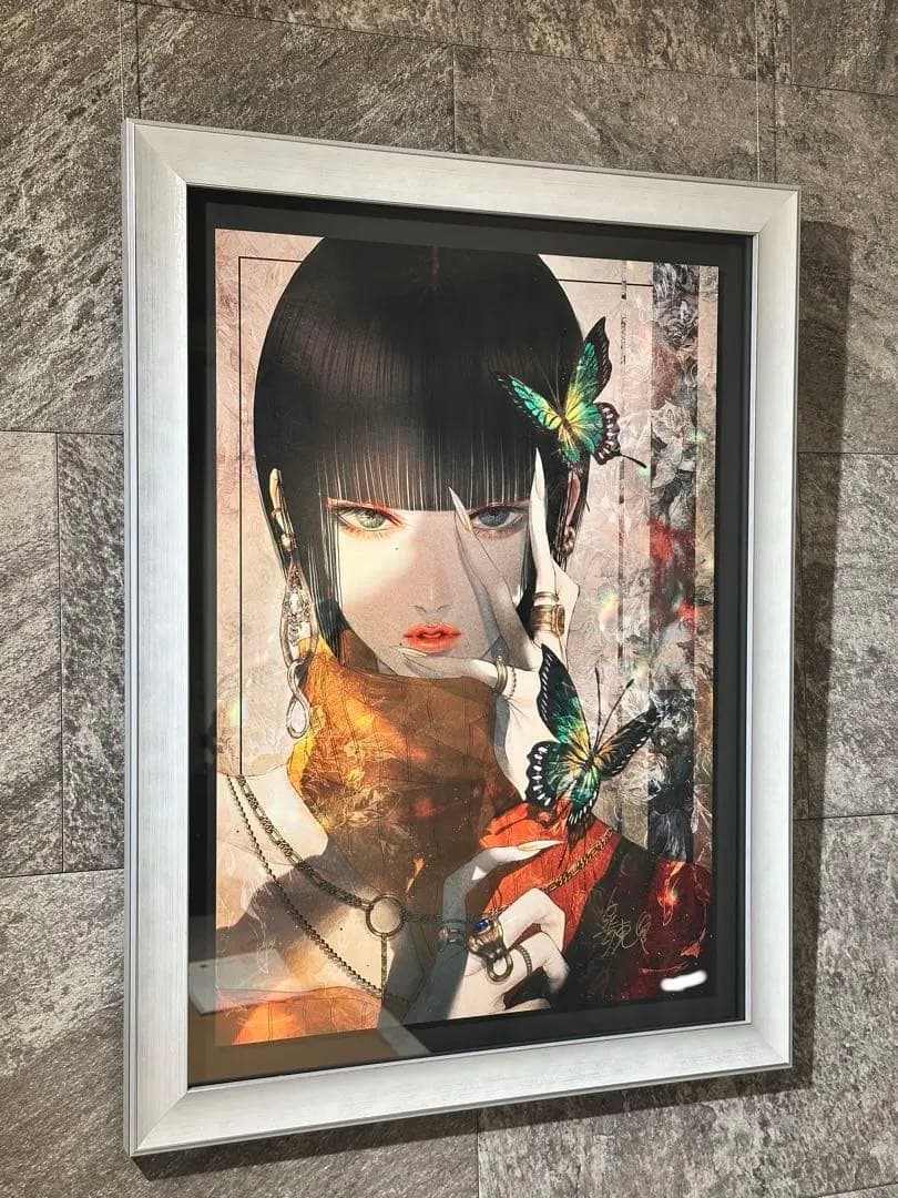 皐月恵 版画 スワローテイルバタフライSWALLOWTAIL BUTTERFLY