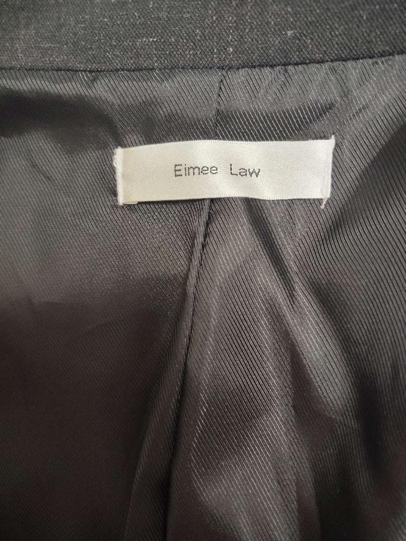 Eimee Law バックプリーツ微配色ジャケット