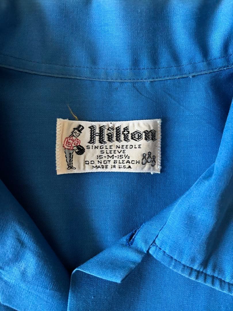 【Vintage】Hilton 60.70s ボーリングシャツ
