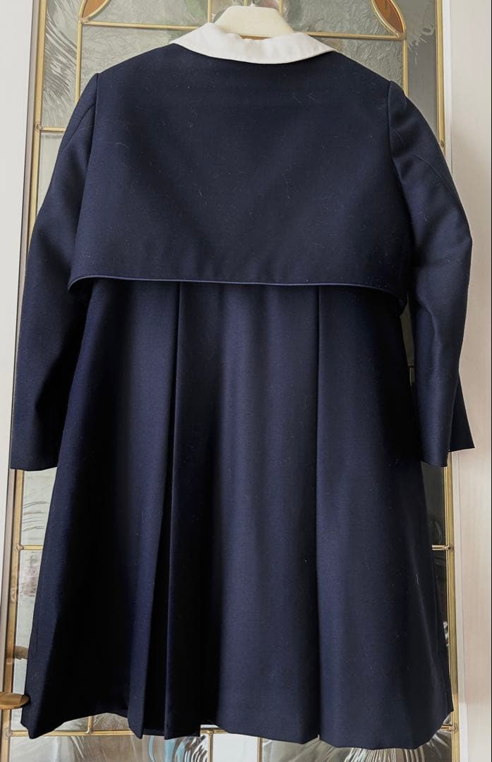 美品　ファミリア　小学校受験　ボレロ　アンサンブル　ワンピース　濃紺