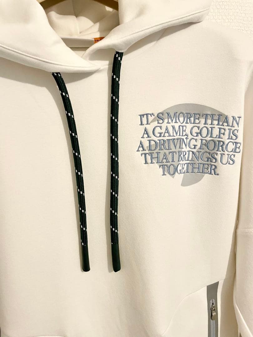 テーラーメイド×UA フーディ ユニセックスS ホワイト パーカー