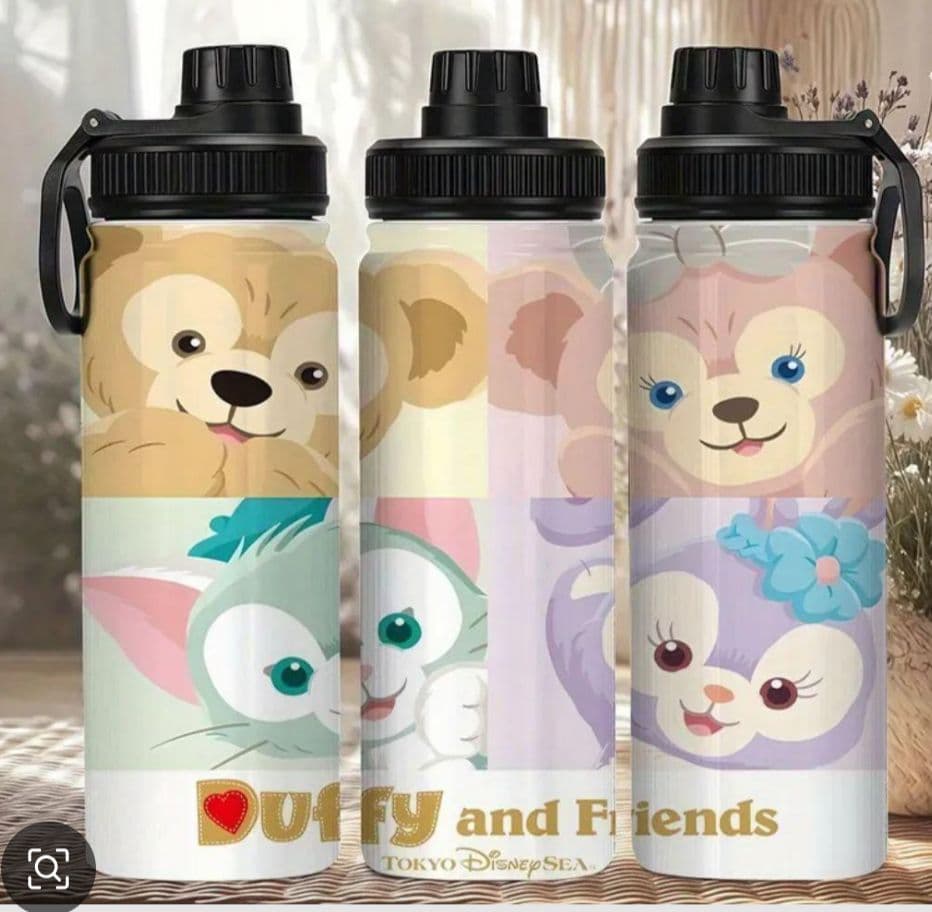 モンキー！ダッフィー　フレンズ　掛け布団カバーと枕カバーセミダブル