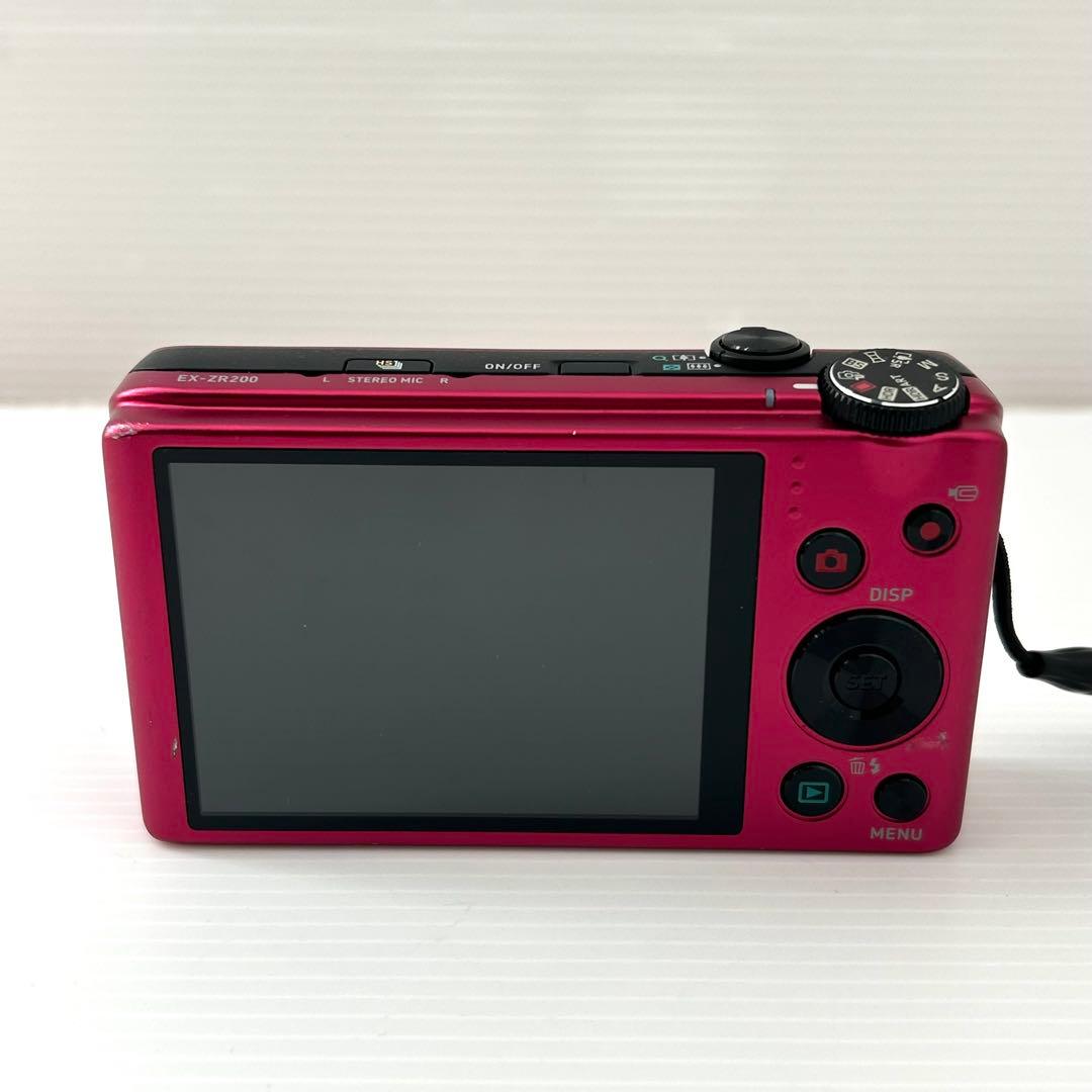 CASIO EXILIM EX-ZR200 コンパクトデジタルカメラ ピンク