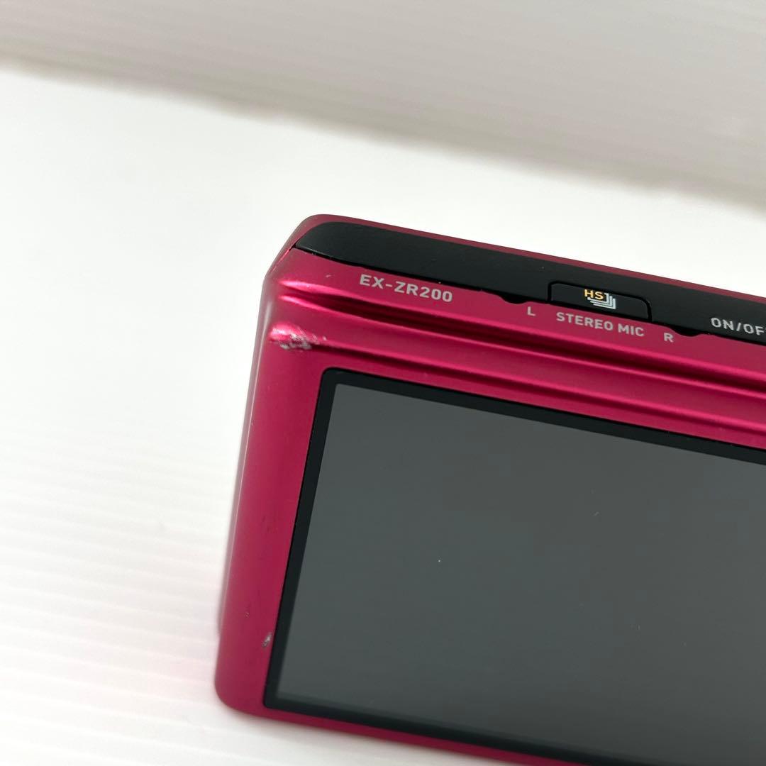 CASIO EXILIM EX-ZR200 コンパクトデジタルカメラ ピンク
