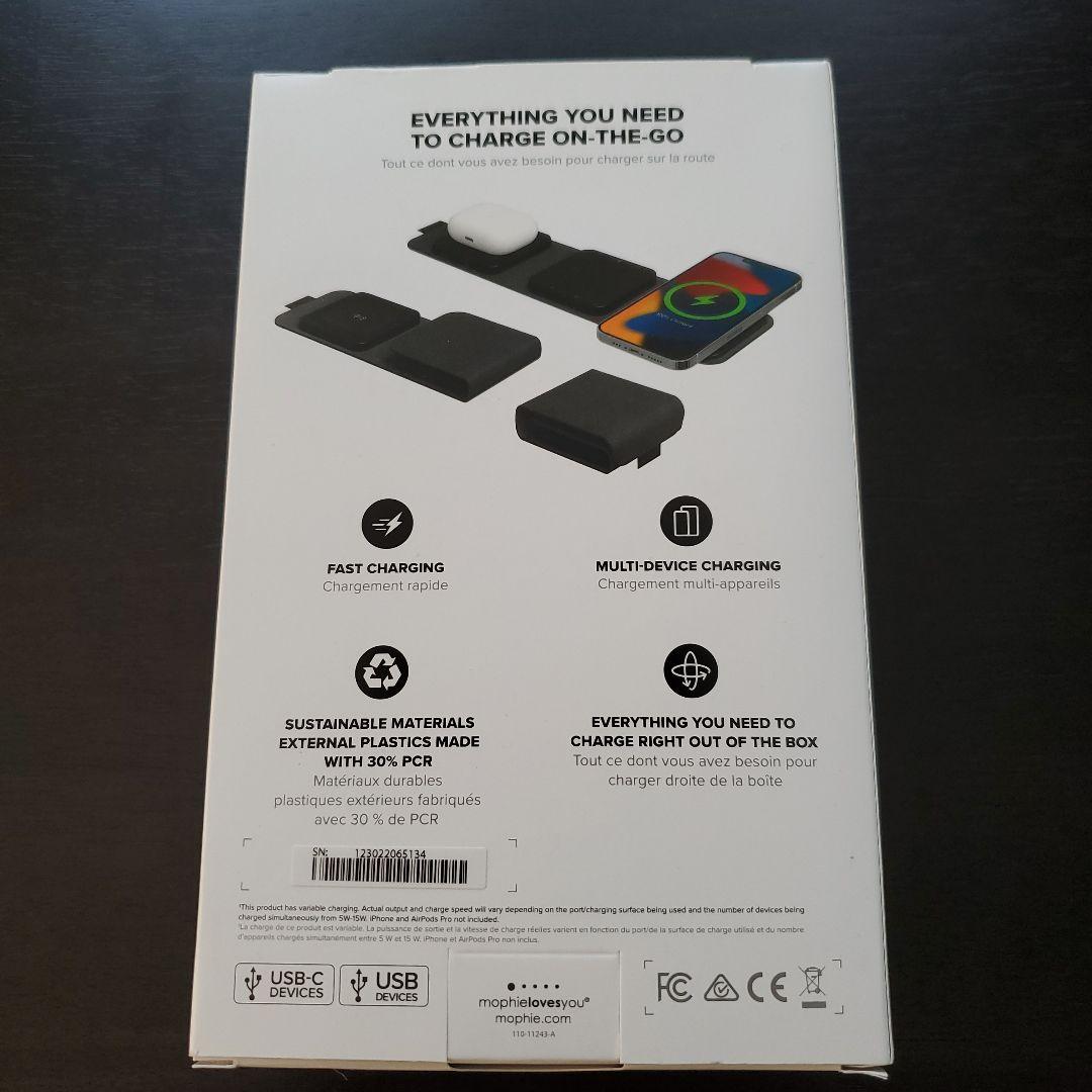 スマホアクセサリー mophie snap+multi-device travel charger