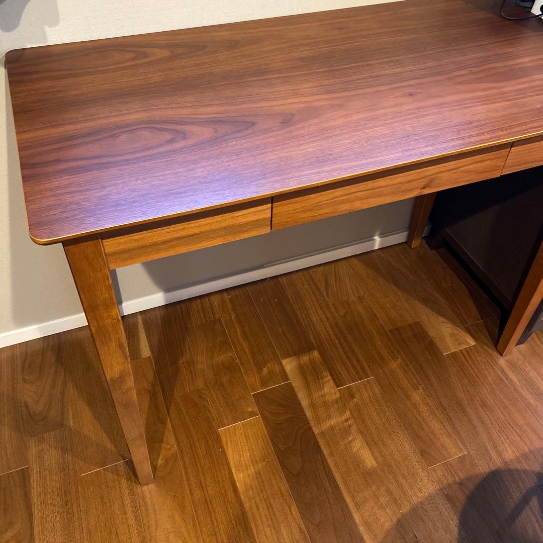 【即決】ベルメゾン　引き出し付きパソコンデスク　幅100 奥行50 高さ73