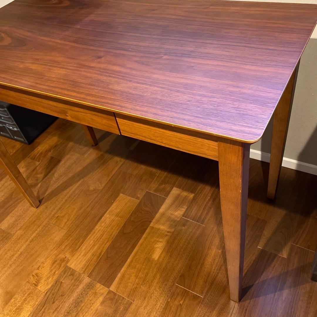 【即決】ベルメゾン　引き出し付きパソコンデスク　幅100 奥行50 高さ73