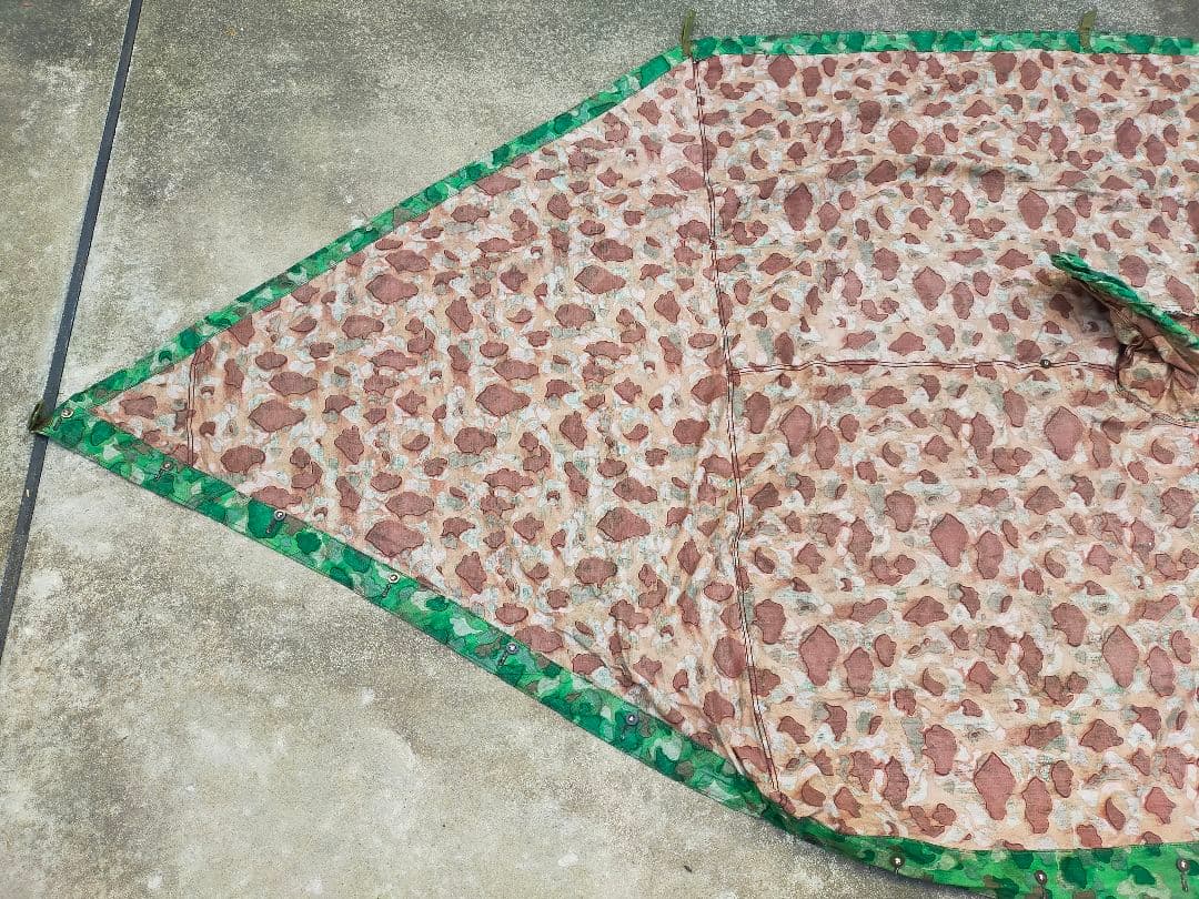 【デッドストック】トルコ軍幕 ２枚セット パップテント ⑤・⑥