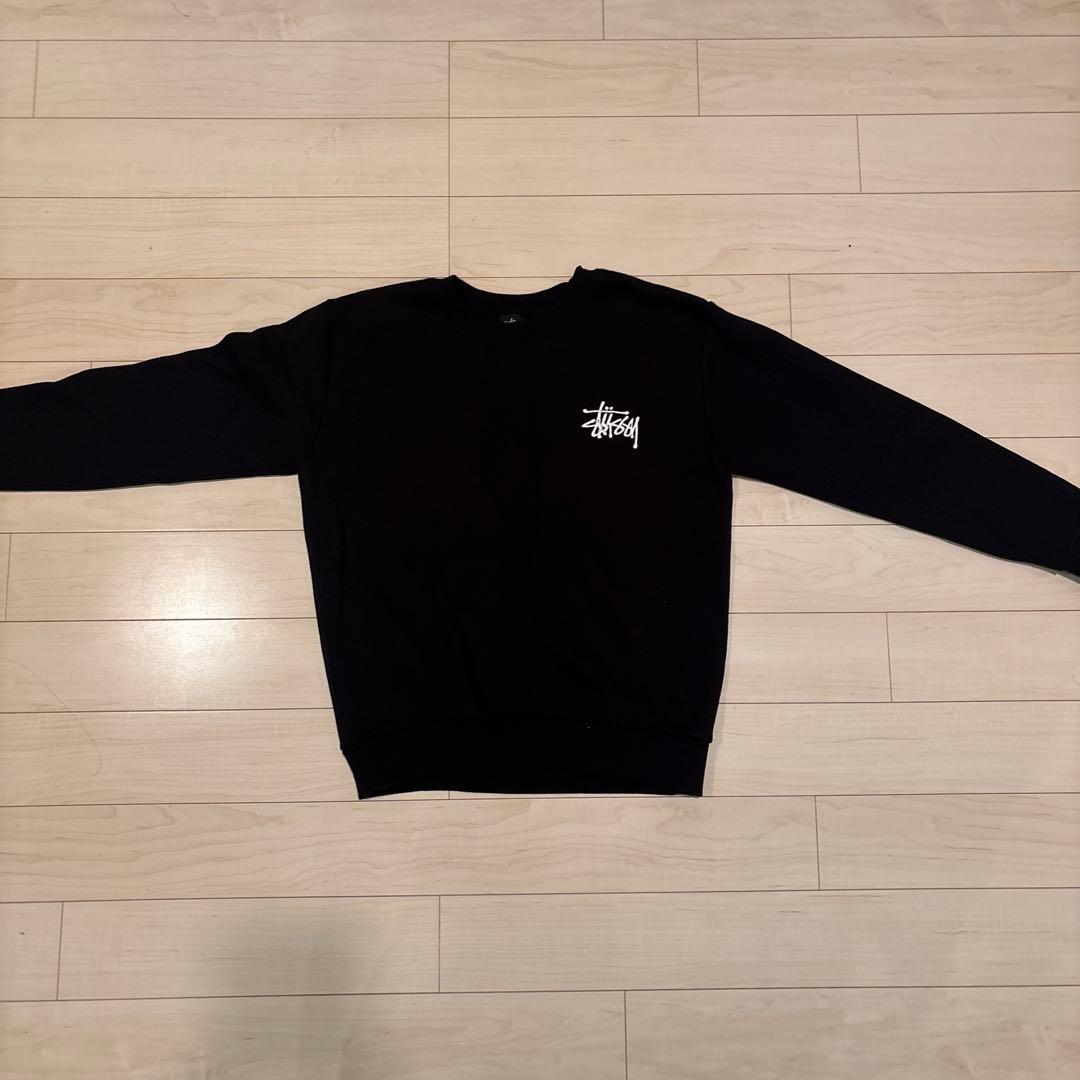 おっこ　Stussy ブラック トレーナー Mサイズ