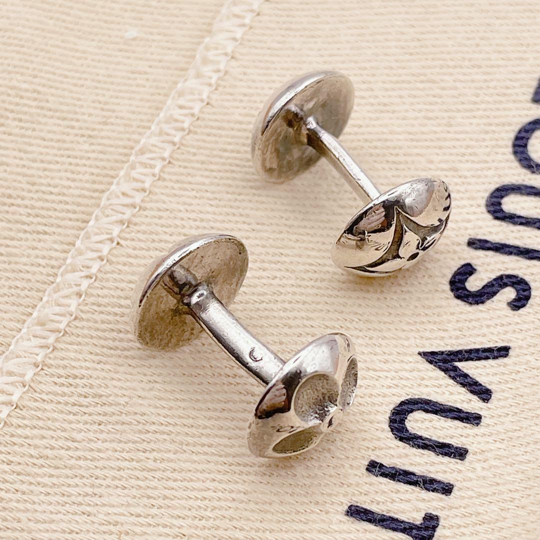 LOUIS VUITTON カフリンクス　ブトン　ドゥ　マンシェット　シルバー