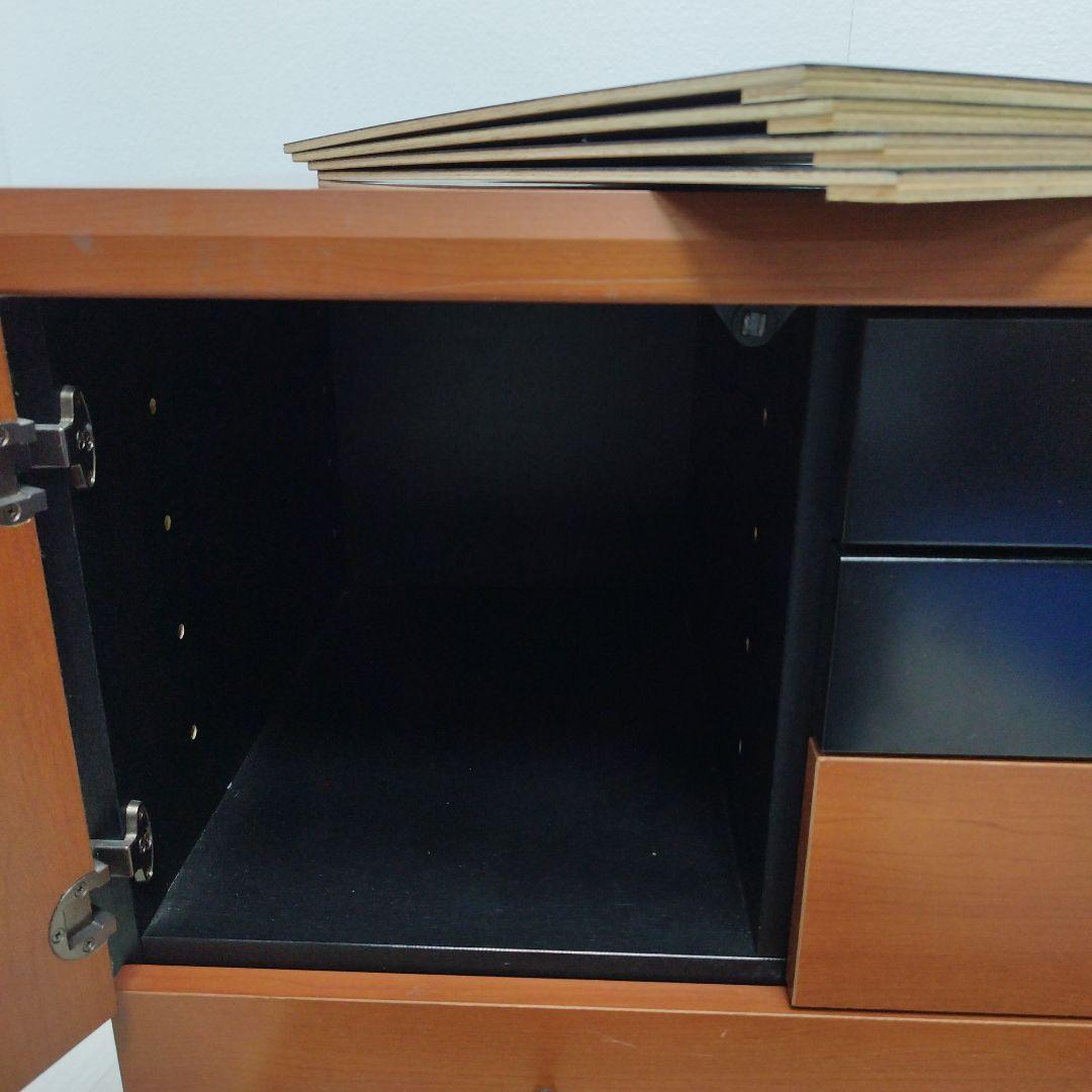 ③チェスト　パソコンデスク システムデスク 棚 チェスト 大型 モダン