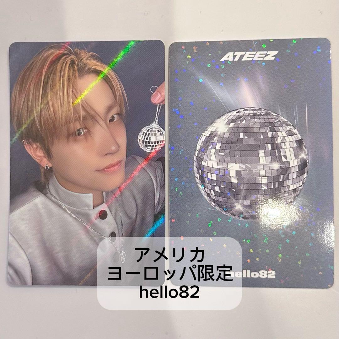 ATEEZ アチズ US限定 ホンジュン hello82 特典 トレカ