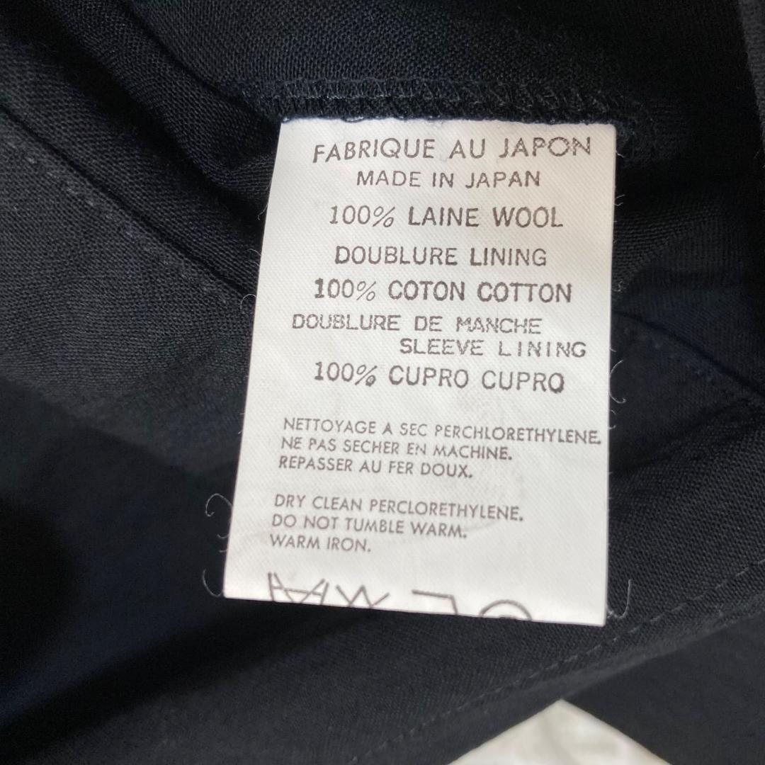 16046✨美品✨ワイズフォーメン ジャケット 茶タグ 黒 ブラック M