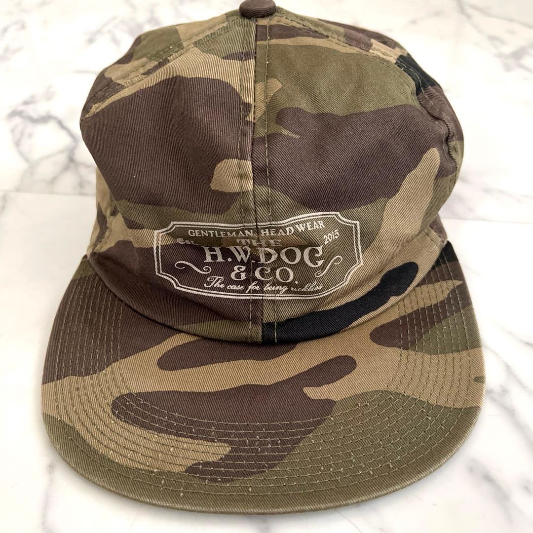 THE H.W.DOG&CO. 迷彩キャップ　TRUCKER CAP