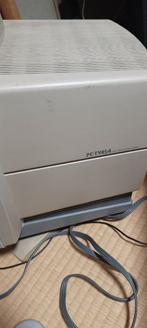 A*n様 PCTV454 ブラウン管テレビ ホワイト NEC