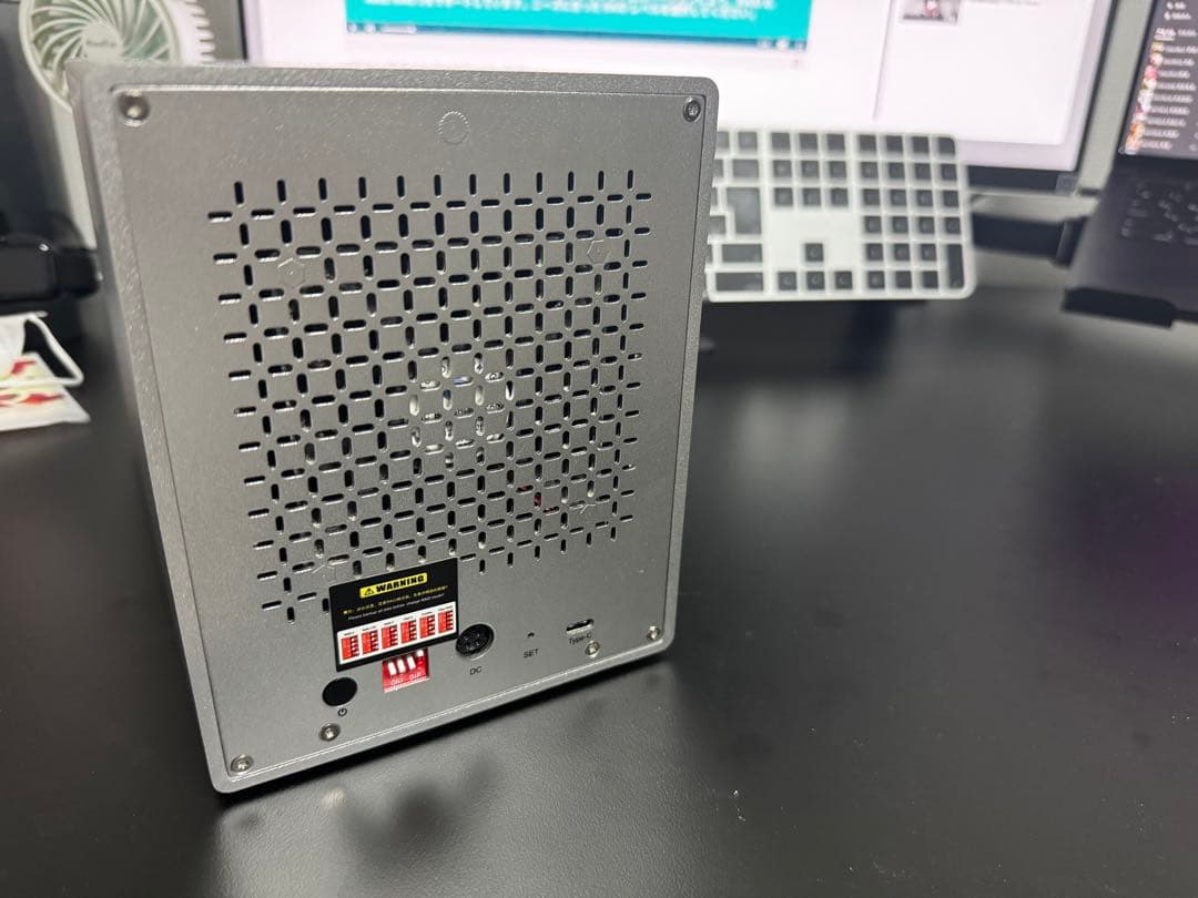 外付けハードディスク・ドライブ NAS Yottamaster 5Bay USB-C 40TB