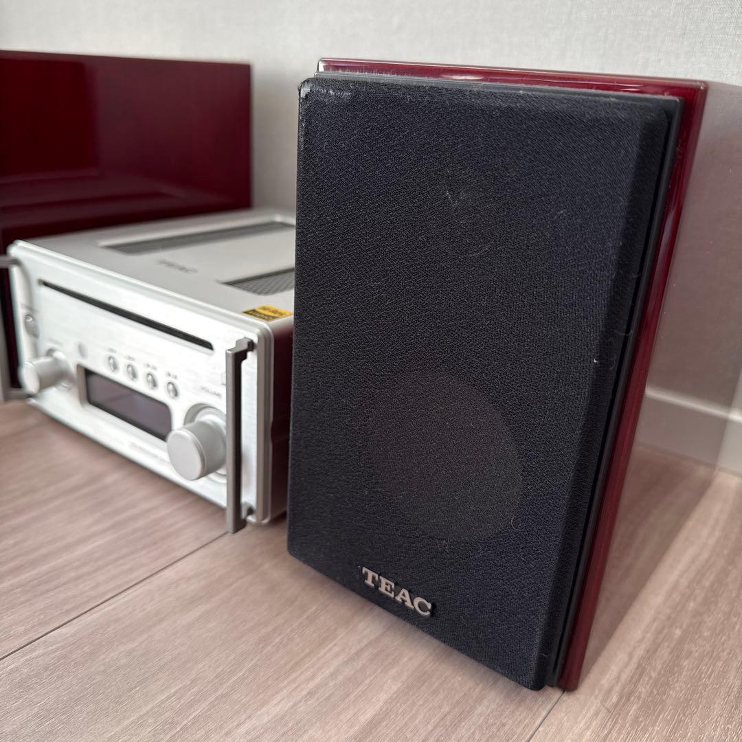 【美品】TEAC CR-H101 LS-101HR CDレシーバー スピーカー