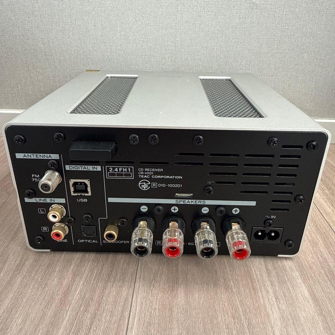 【美品】TEAC CR-H101 LS-101HR CDレシーバー スピーカー