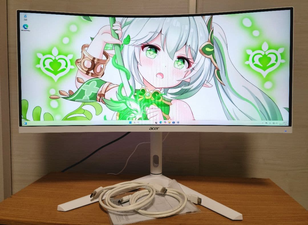 美品　Acer Nitro XZ306C 湾曲200Hzゲーミング モニター