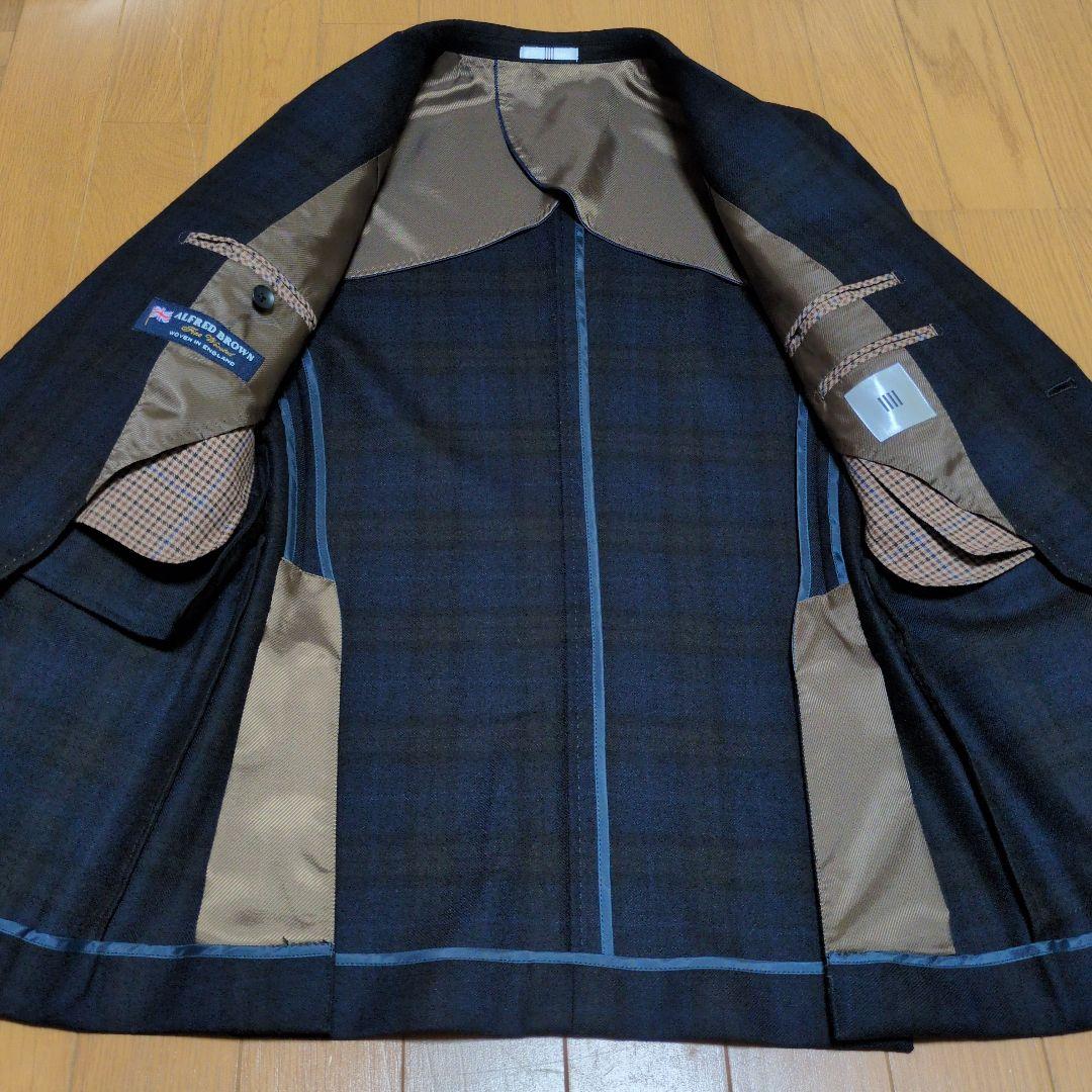 【希少】SUIT SELECT　ブラウンタータンチェックスーツ