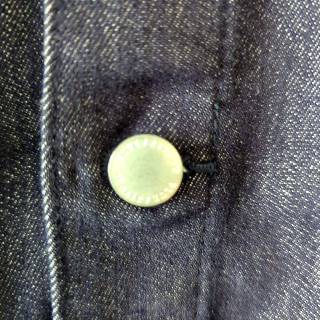 【カタログ掲載・洗える】ウスカルデニム襟付き ジャケット