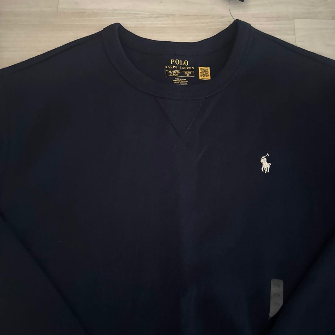 ⭐︎タグ付き新品未着用⭐︎ ラルフローレン　薄手トレーナー ネイビー170