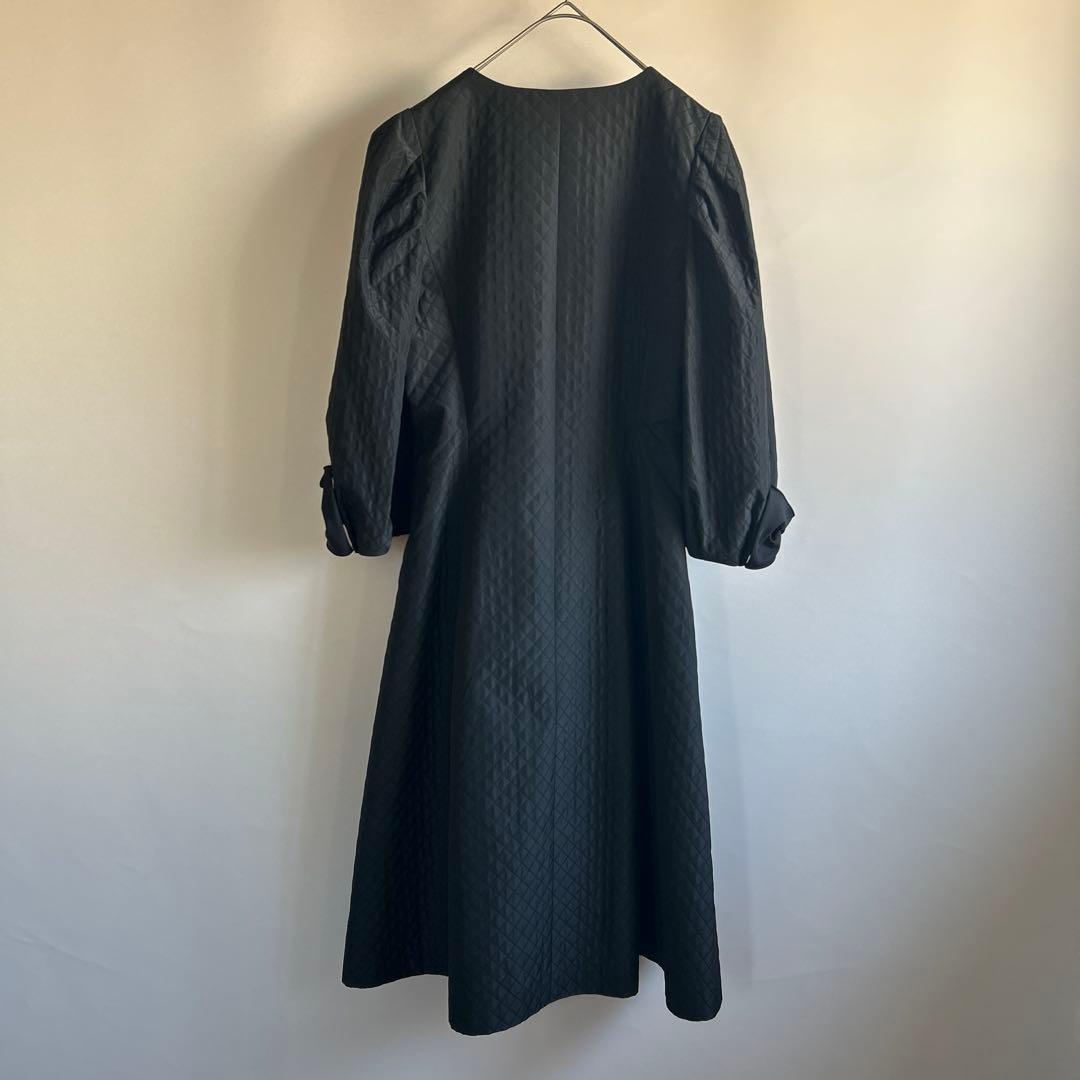美品　エムズグレイシー　コートドレス　キルティング
