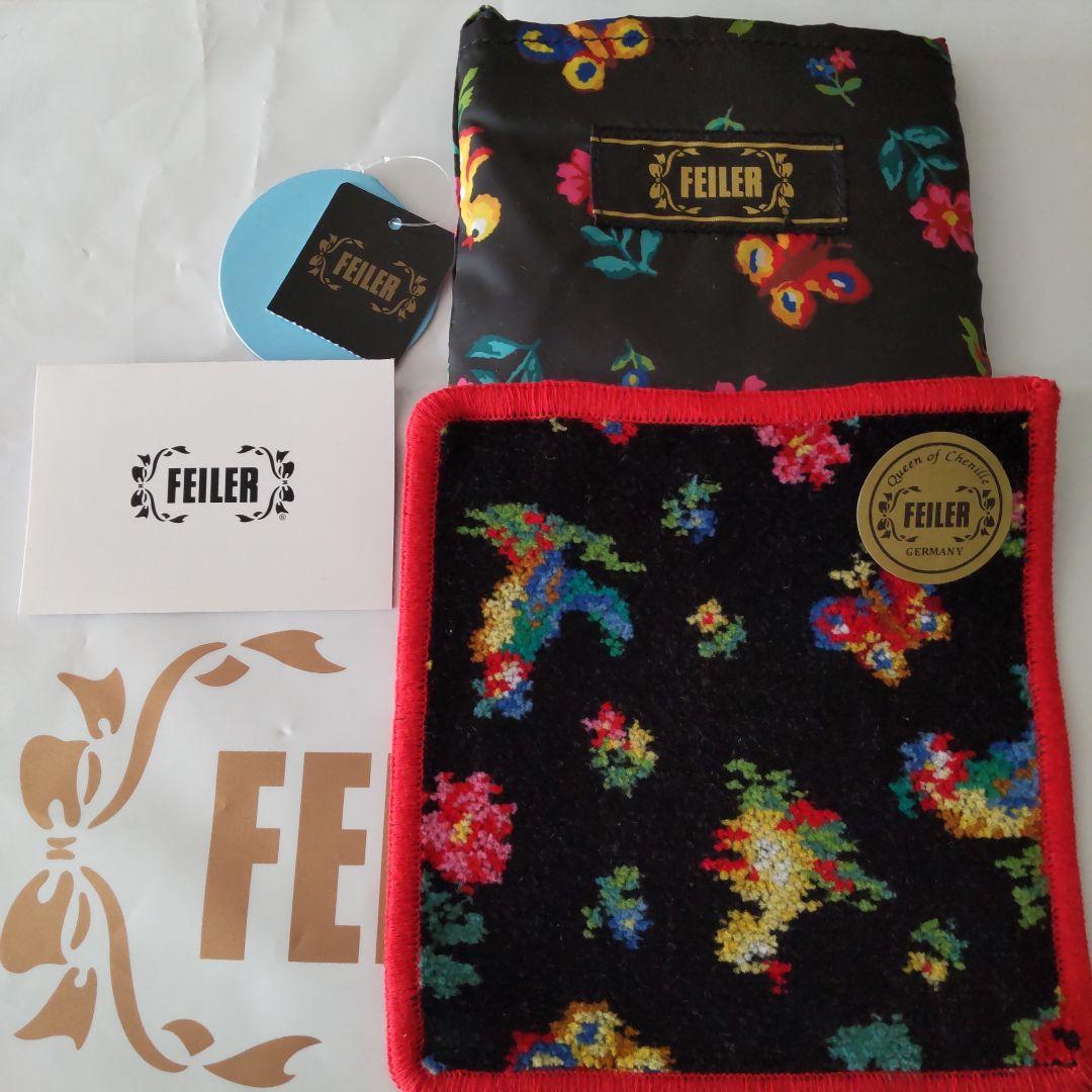 新品未使用✿FEILER エコバッグ& プティタオルハンカチ　セット　ハイジ