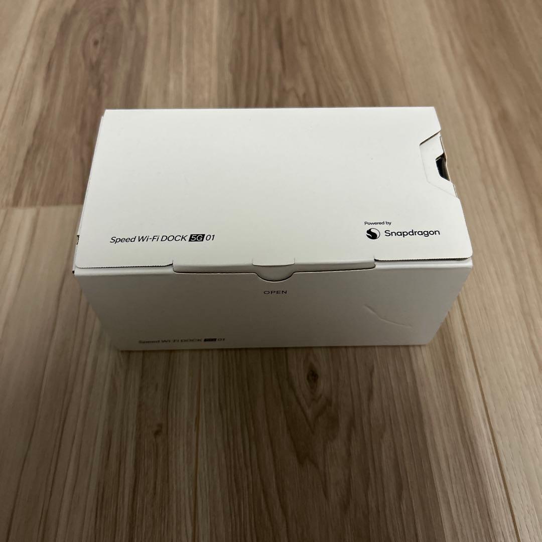 【新品未開封】Speed Wi-Fi DOCK 5G 01 ブラック