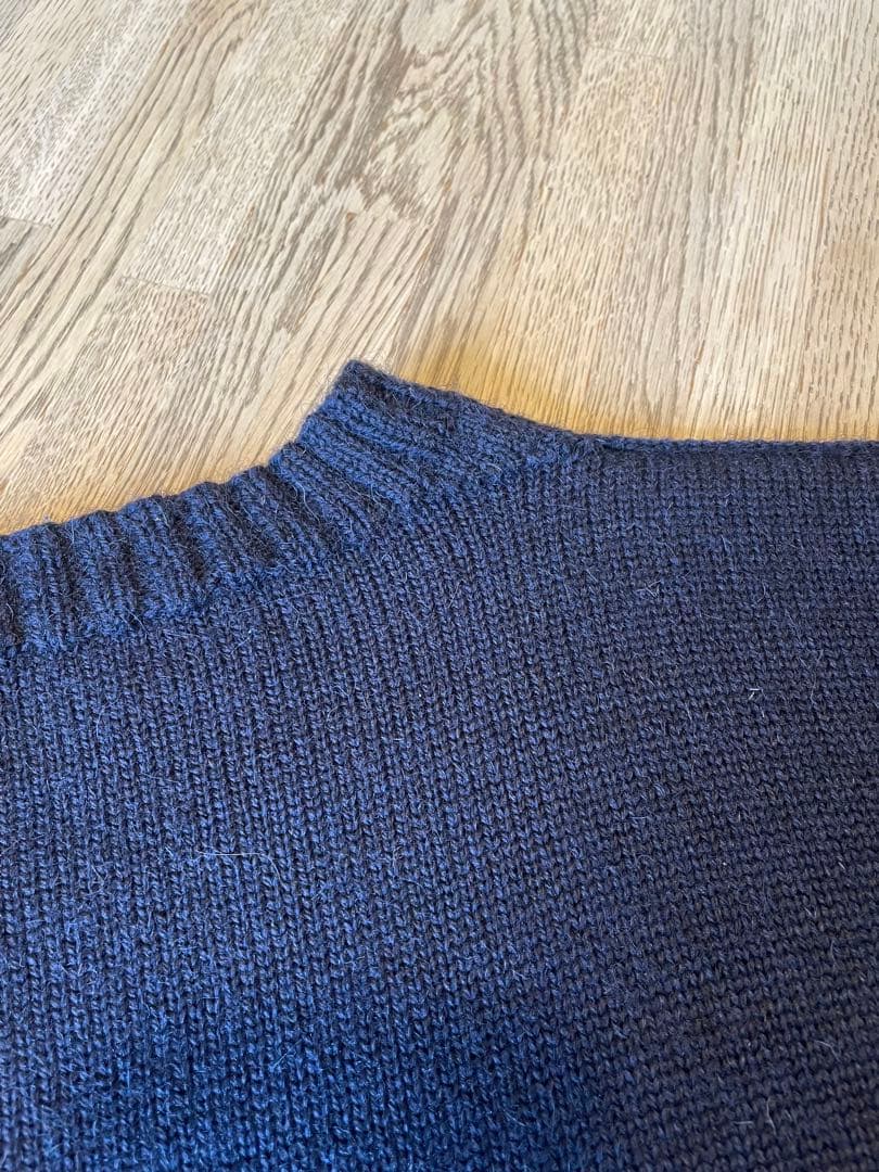 Le Tricotuer ルトリコチュール ガンジーセーター (ネイビー/50)