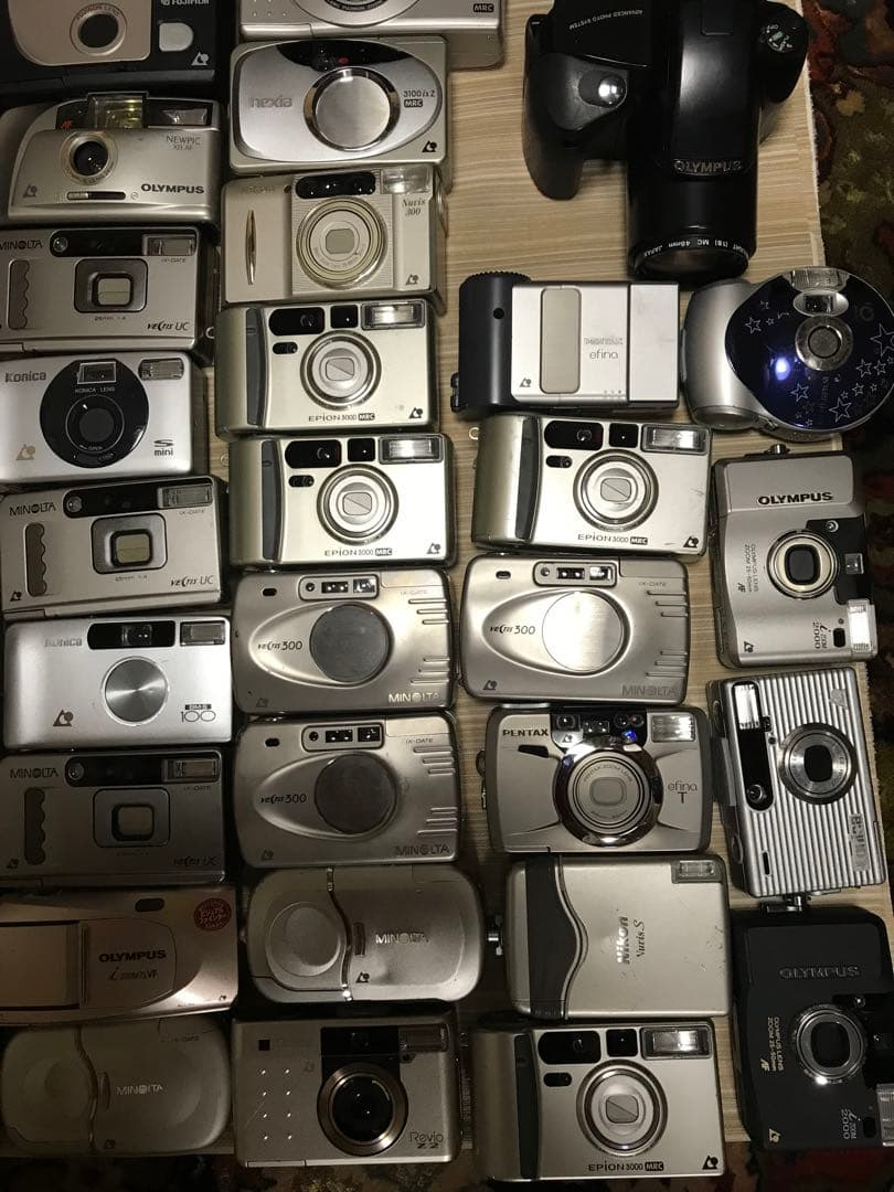 S*N様 フィルムカメラ まとめ50個オリンパス、富士フイルム、ニコン cano