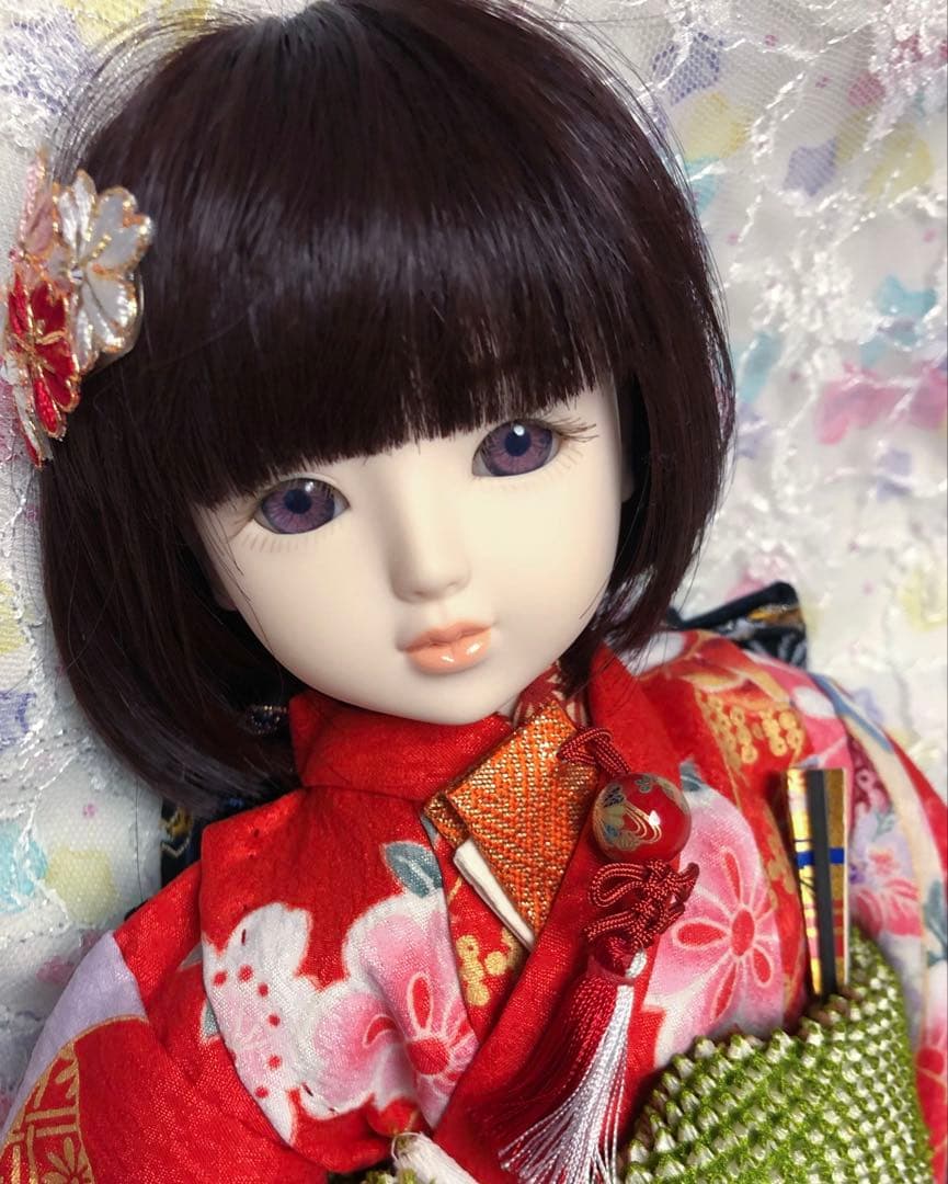 日本人形　和人形　球体関節人形　　　SD オビツ　着せ替え人形　リボーンドール