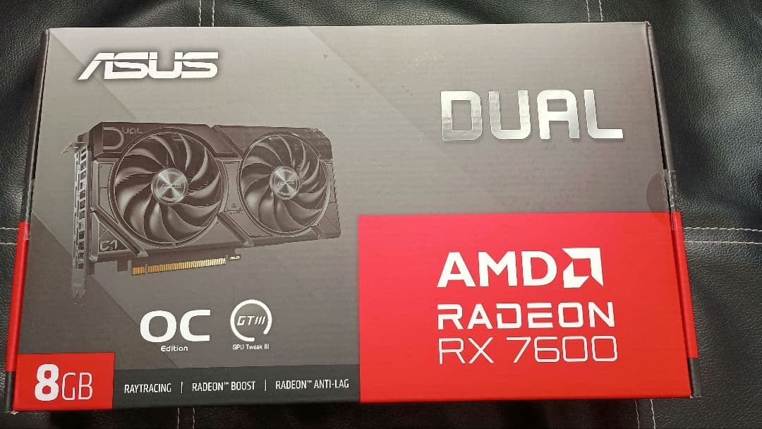 グラフィックボード・グラボ・ビデオカード ASUS Radeon RX 7600 8GB OC